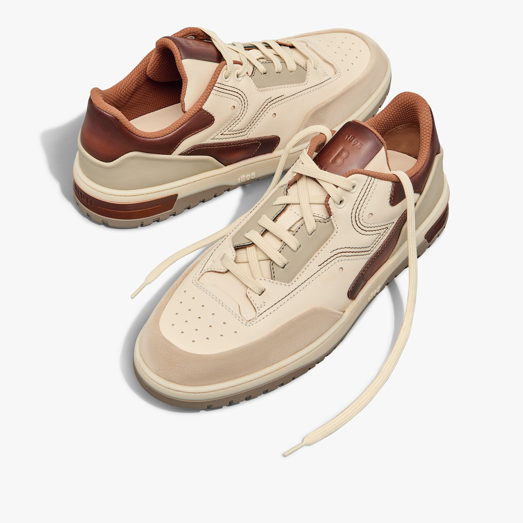 Sneaker Playoff En Cuir Scritto