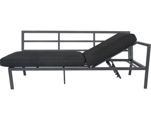 Loungeset tuinmeubelset 9-zits bestaande uit: driezitsbank, driezitsbank, tafel, bank, fauteuil, incl. kussens aluminium