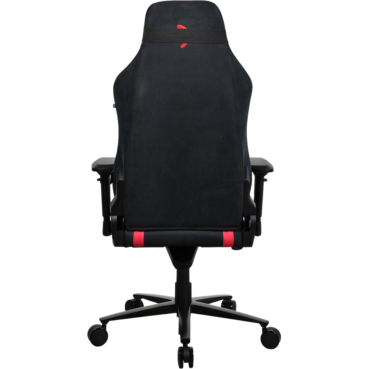 Arozzi Vernazza Supersoft Fabric gamingstol (sort/rød)
