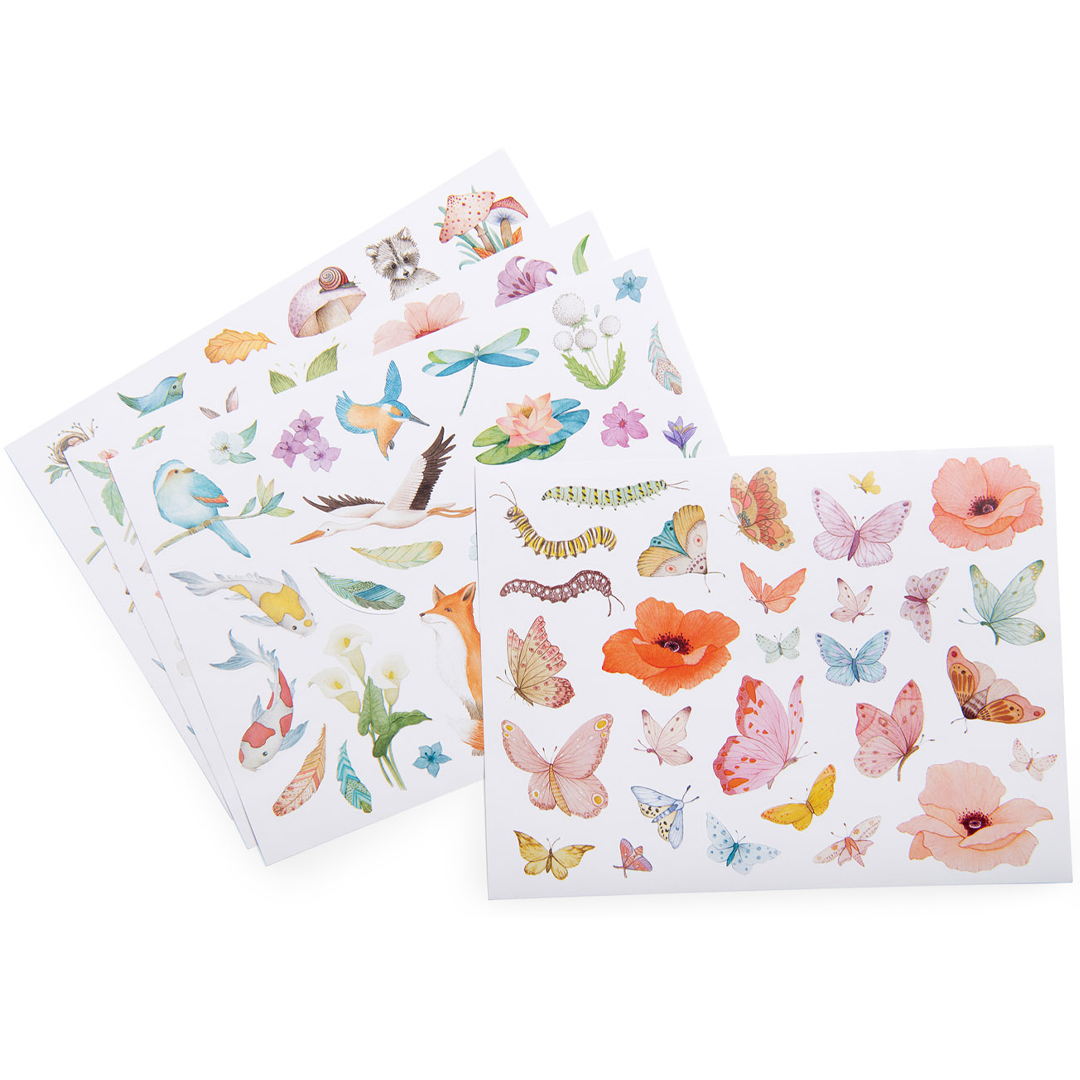 Moulin roty herbruikbare stickers les rosalies
