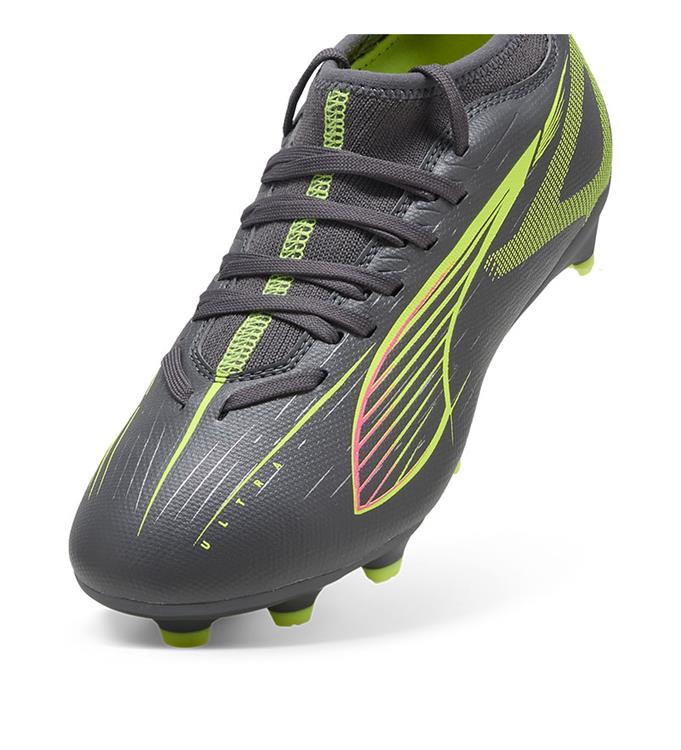 PUMA ULTRA 5 MATCH FG/AG JR 108167 MATTE-AGED-SILVER-YELLOW-ALERT