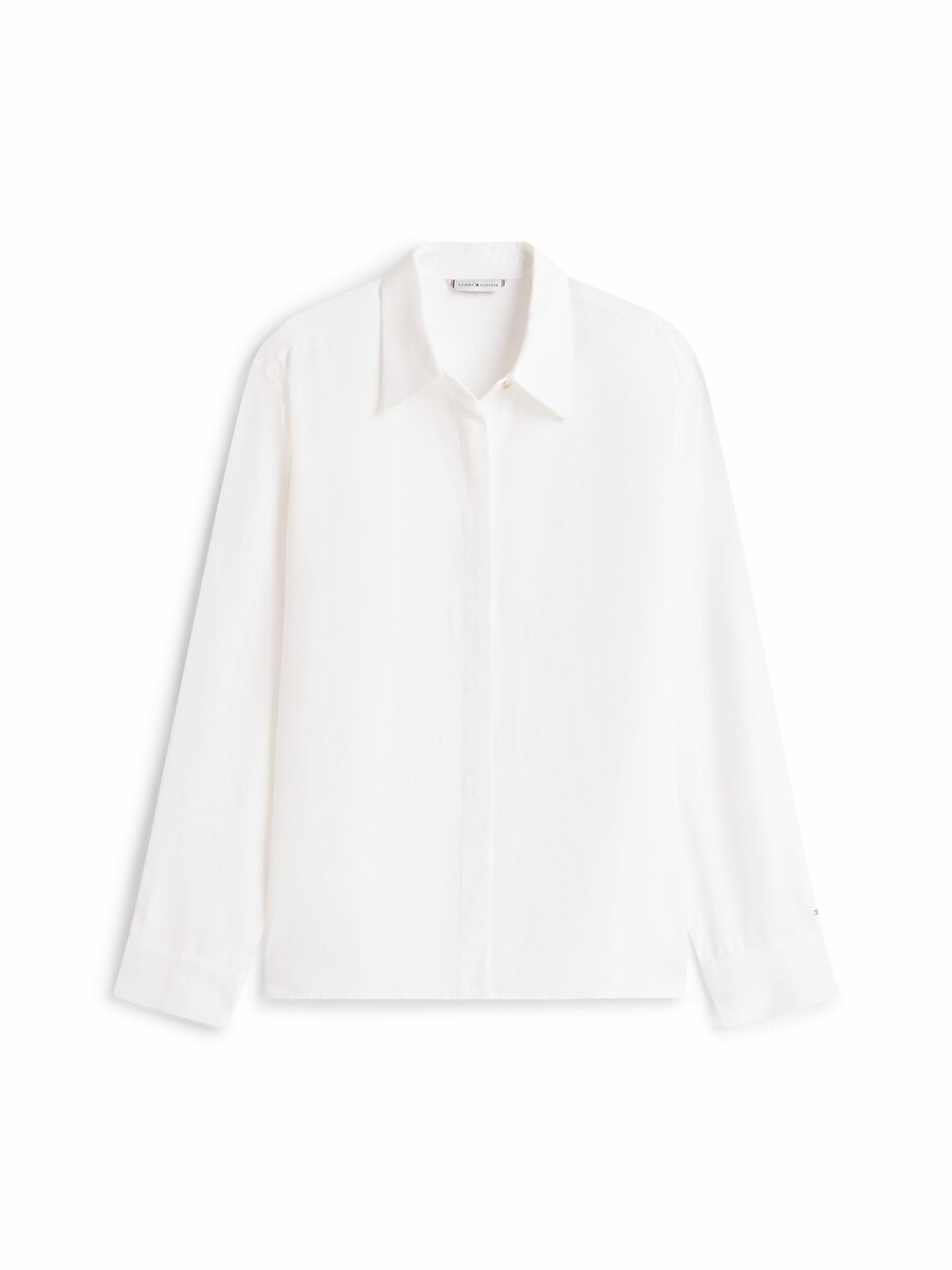 TOMMY HILFIGER<br>Camisa de viscose de manga comprida