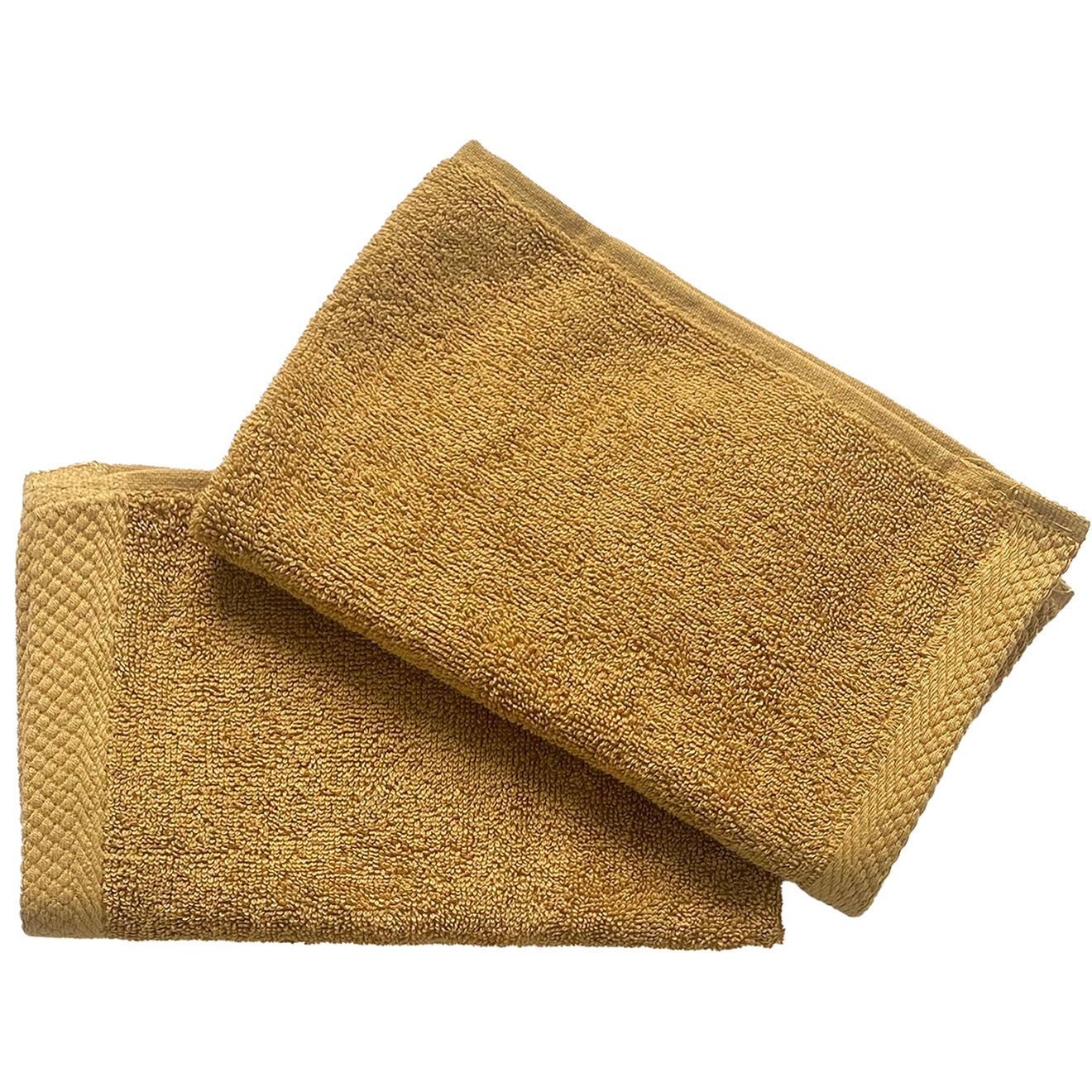 Soft by Perle de Coton 2 Serviettes Invité bronze