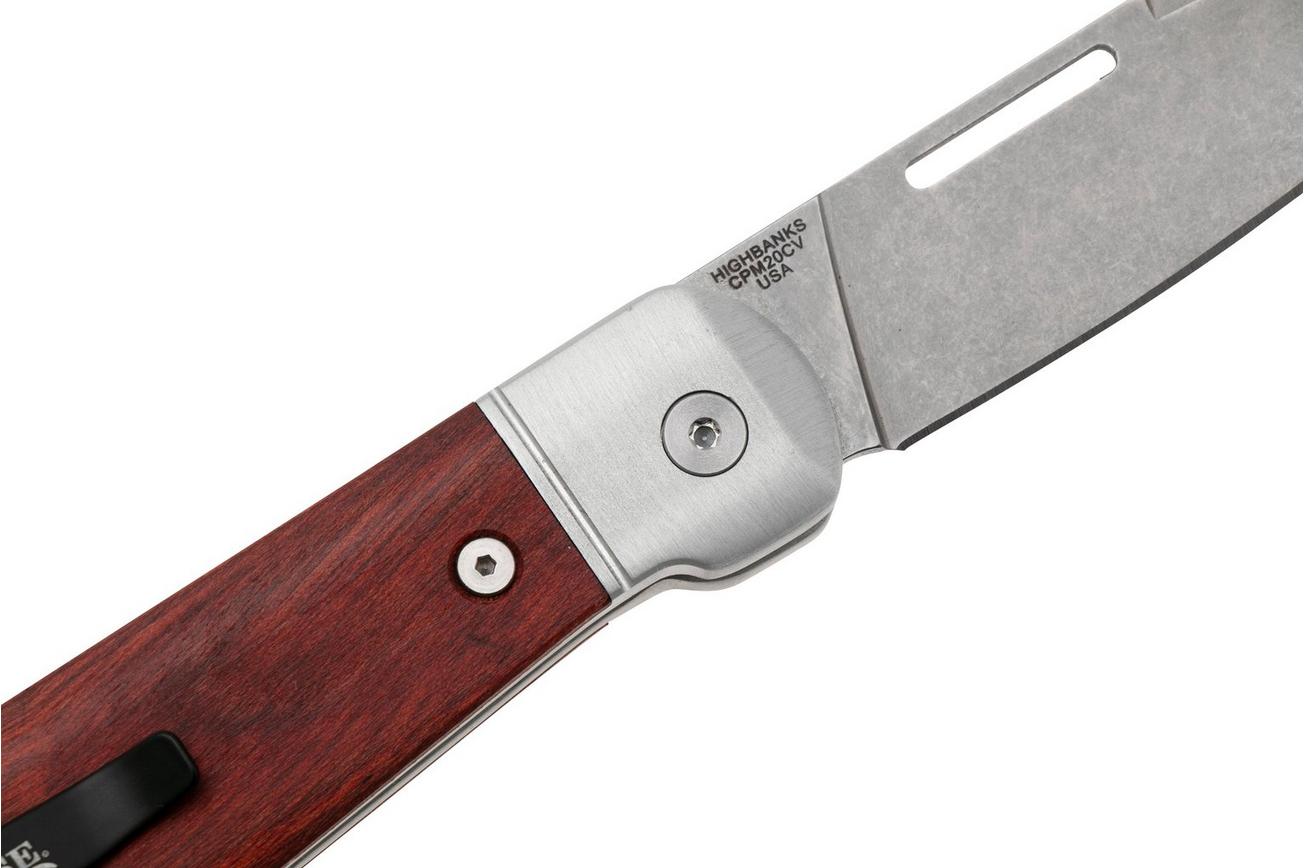 Case Highbanks 42229 Stonewashed CPM 20CV Rosewood, zakmes