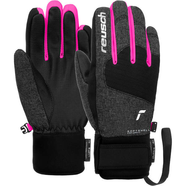Gant de ski REUSCH SIMON R-TEX XT JR BLACK MELANGE/BLACK/VERY BERRY
