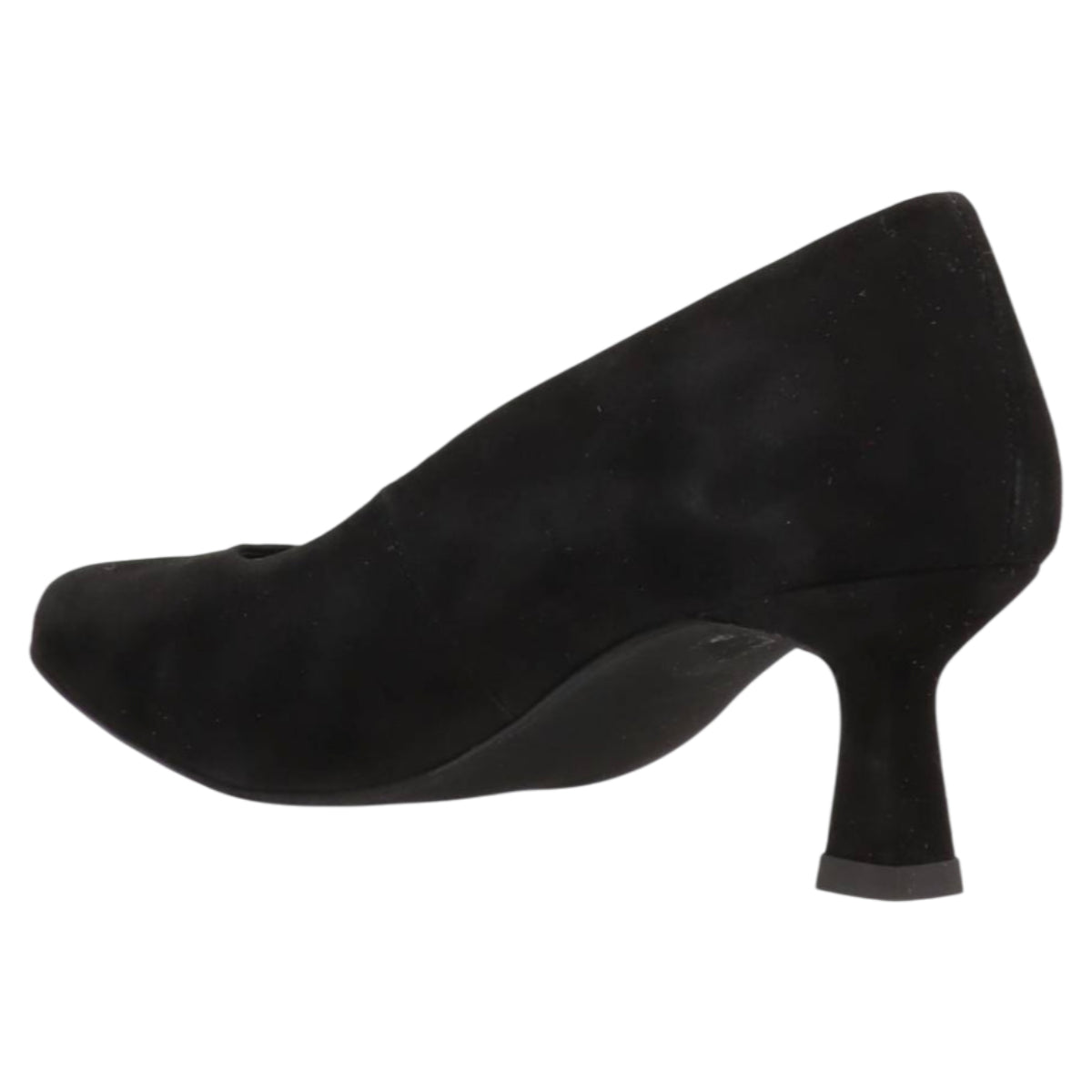 Pumps med hæl, kvinder, black suede