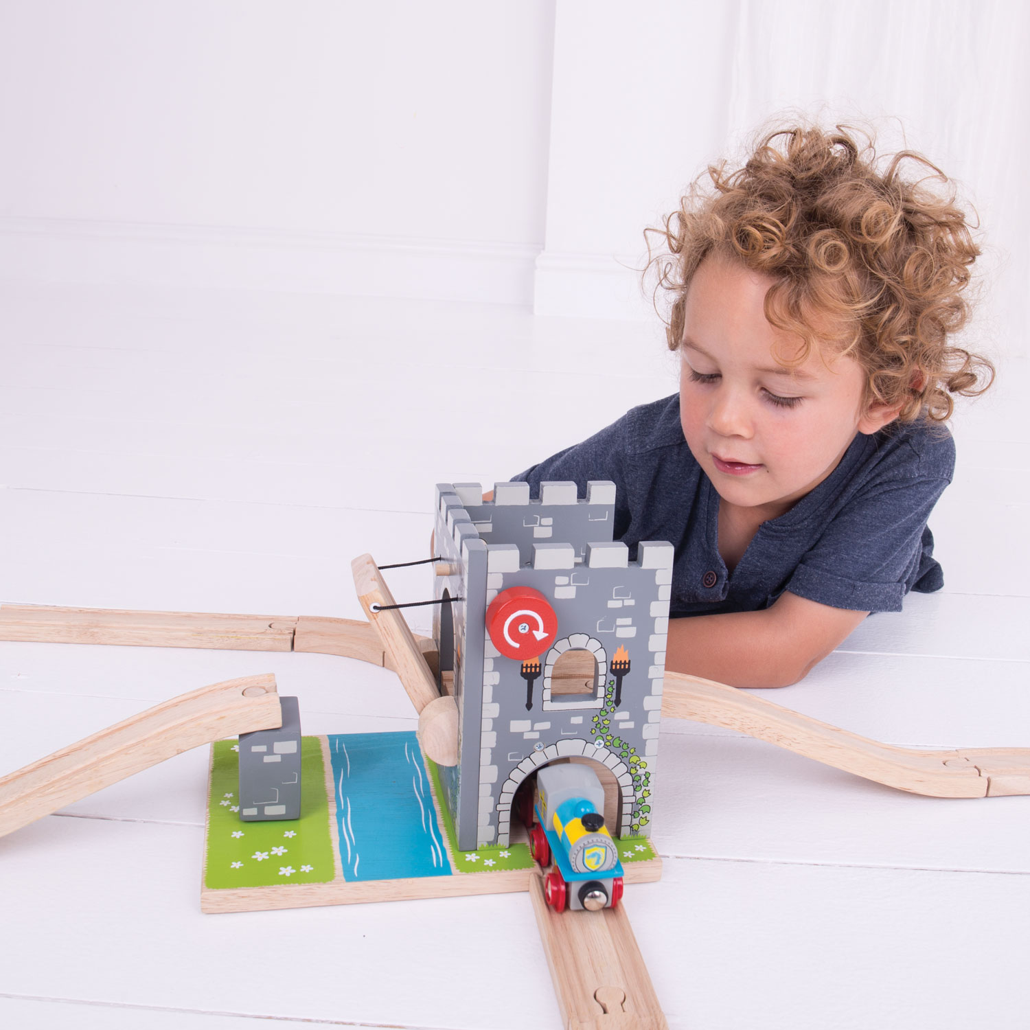 Bigjigs Houten Rails - Ophaalbrug