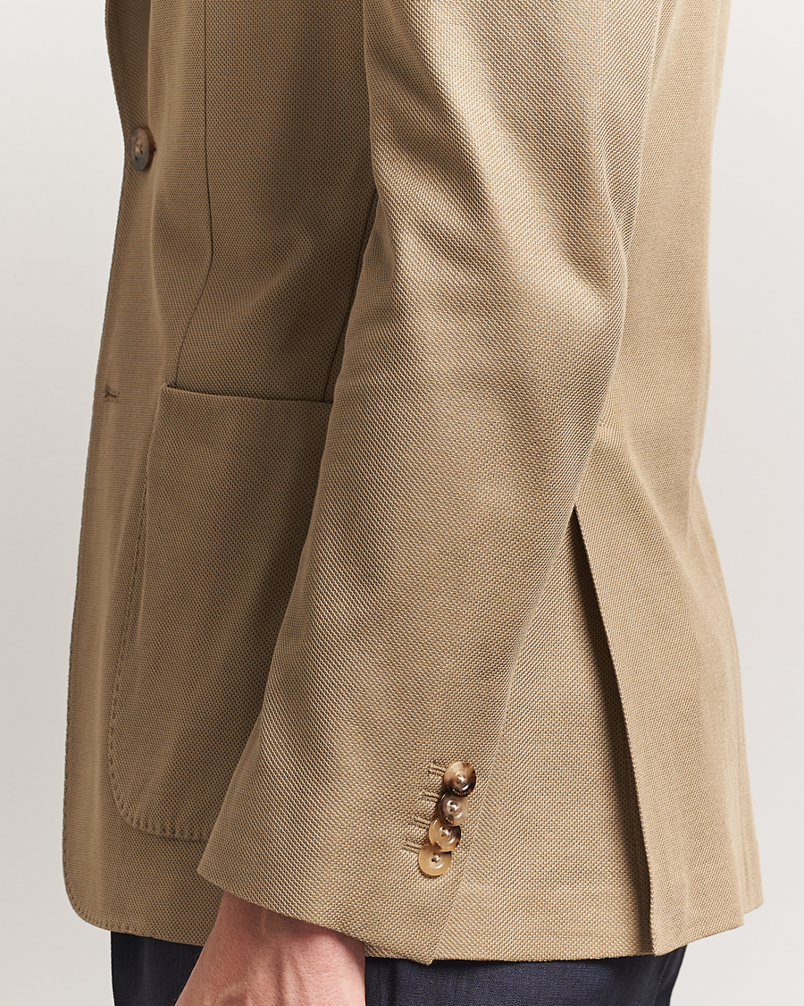 Boglioli K Jacket Hopsack Jersey Blazer Beige