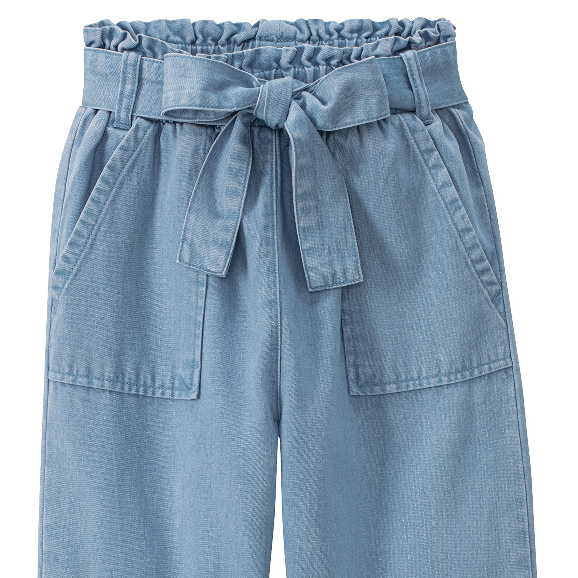 Jonas Nielsen Mädchen Hose in Denim-Optik hellblau