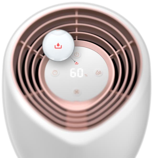 Philips luftfugter i 2000-serien HU2716/10 (hvid og rosaguld)