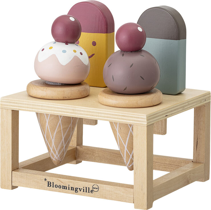 Bloomingville Mini Hasham Legetøj, Legemad, Rød, Krydsfiner Rød