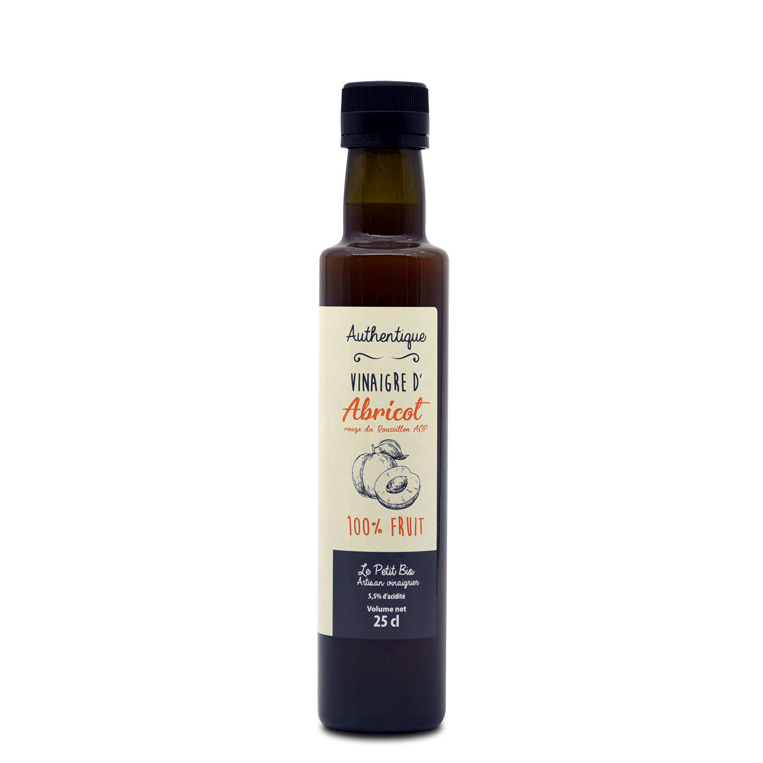 Vinaigre bio d'abricots rouges du Roussillon (AOP)