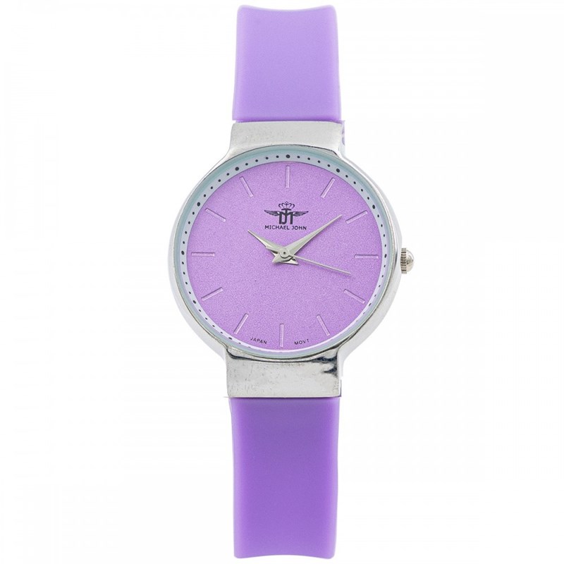 Montre Femme M. JOHN bracelet Silicone Violet