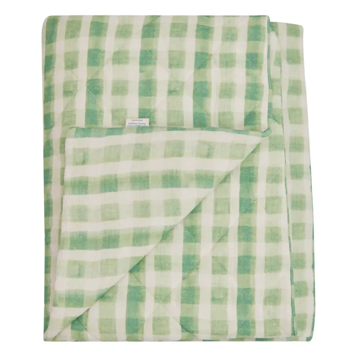 Soft Spot Couverture matelassée en coton bio 90x110 cm | Edamame