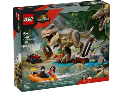LEGO T. rex rivierontsnapping (76975)