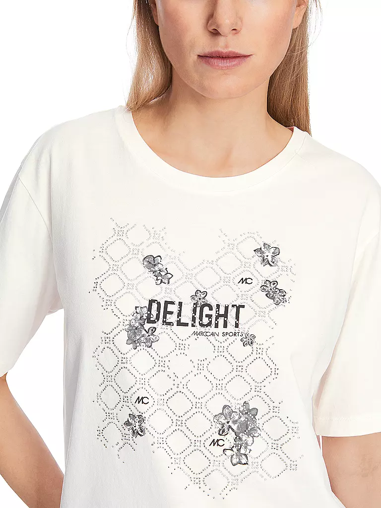 MARC CAIN T-Shirt weiss