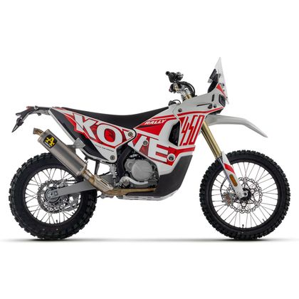 Silencieux Arrow indy race Titane embout inox - Gris