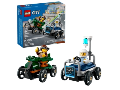 LEGO Raceautopakket: vliegtuig vs. ziekenhuisbed (60459)