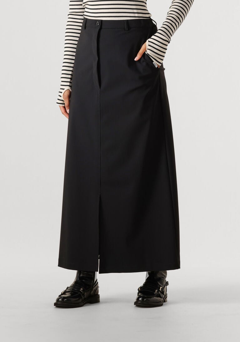 zwarte penn & ink maxirok skirt
