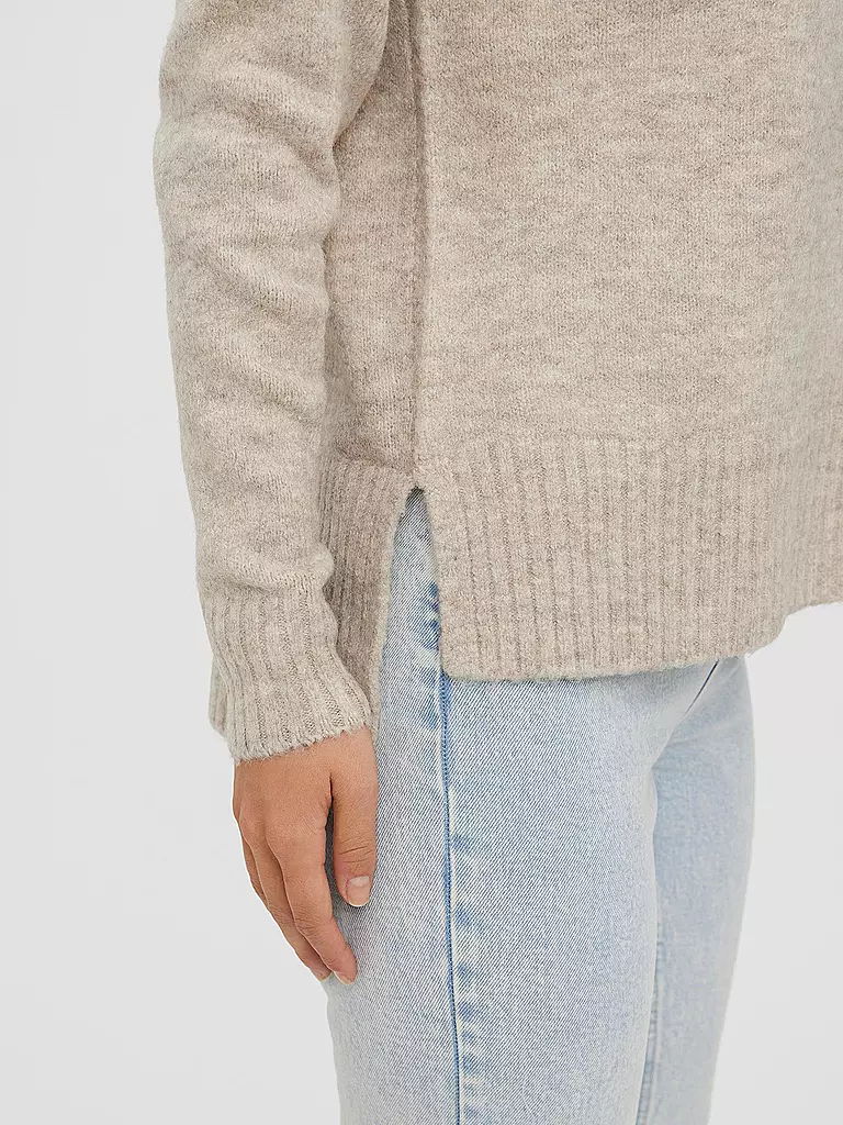 VERO MODA Pullover Oversized Fit  VMLEFILE creme