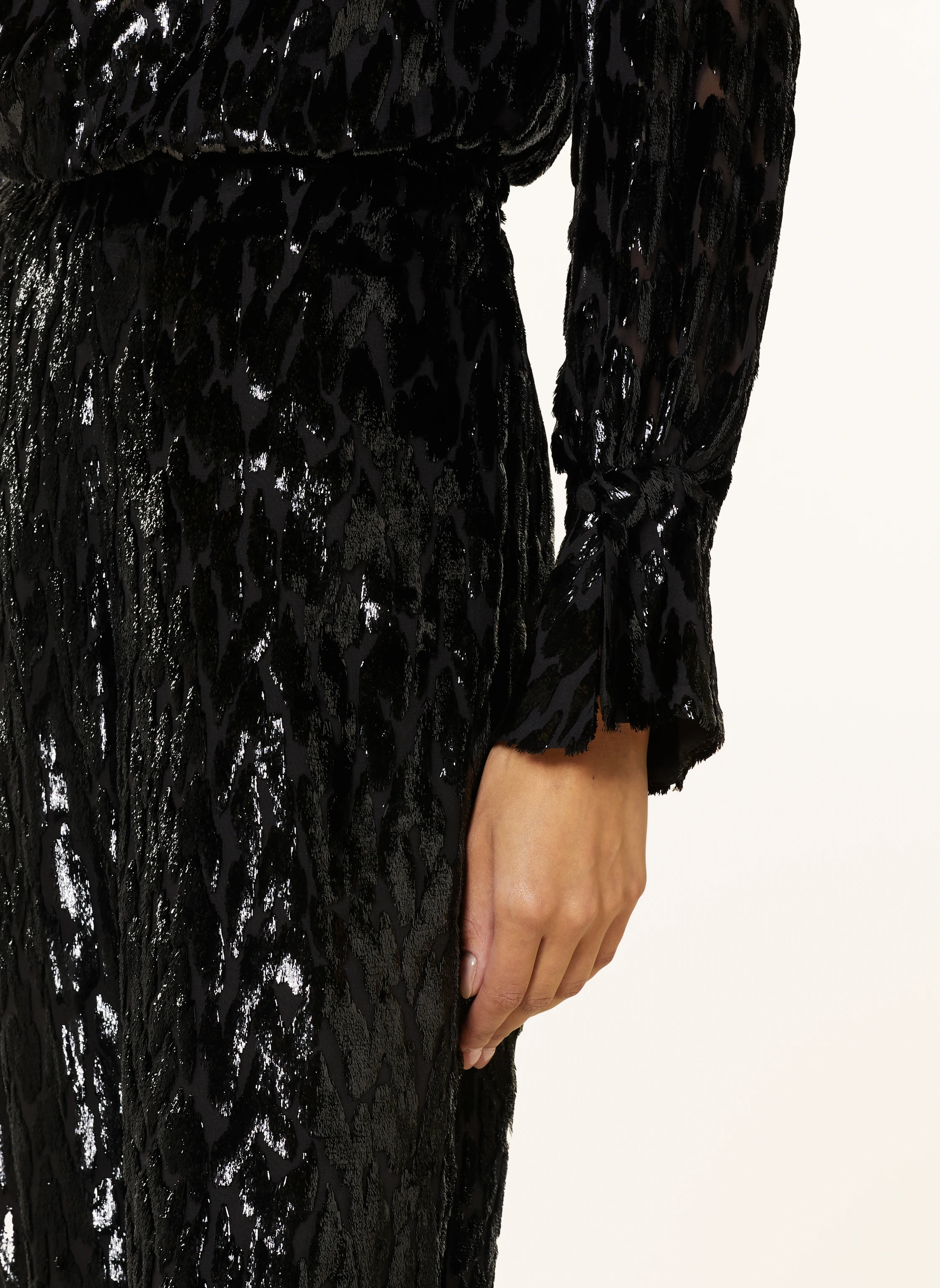 SIMKHAI Marlenehose SHIVON mit Seide und Glitzergarn