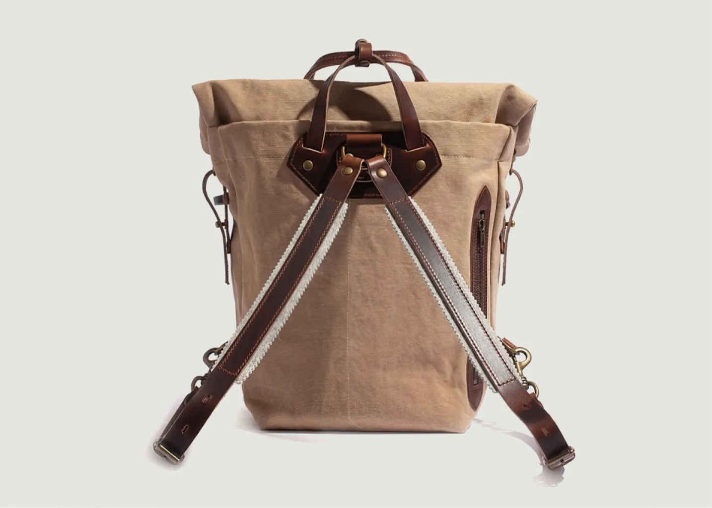 Sac à dos en toile Woody S Bleu de Chauffe