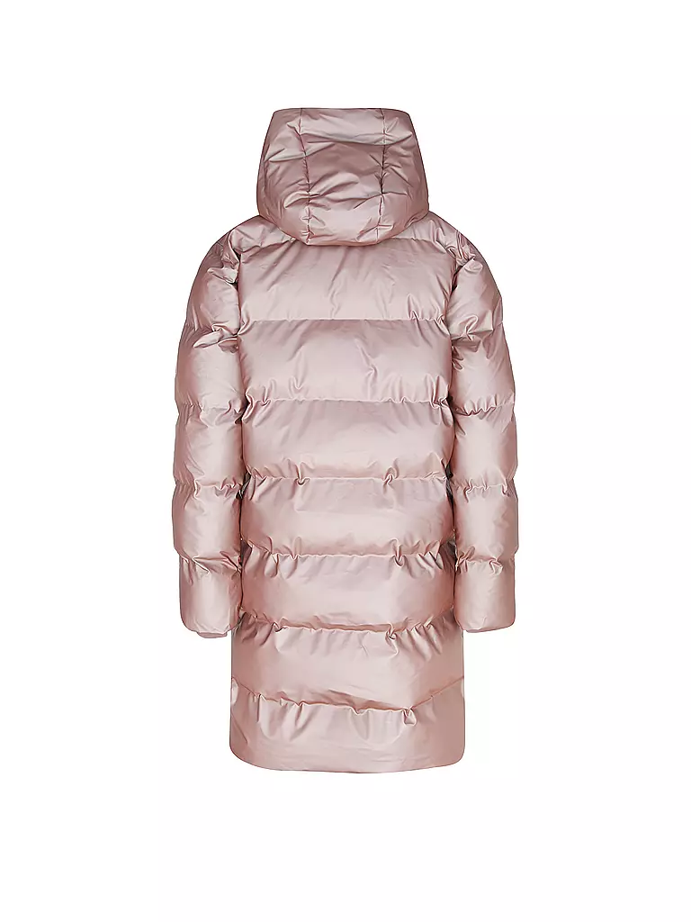 RAINS Steppmantel ALTA LONGER PUFFER JACKET rosa