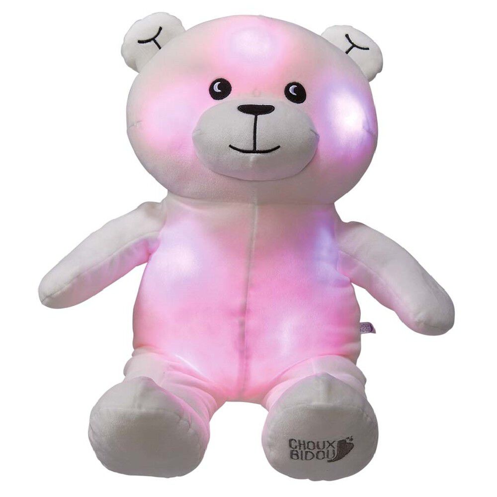 Ourson veilleuse lumineux et musical Choux Bidou