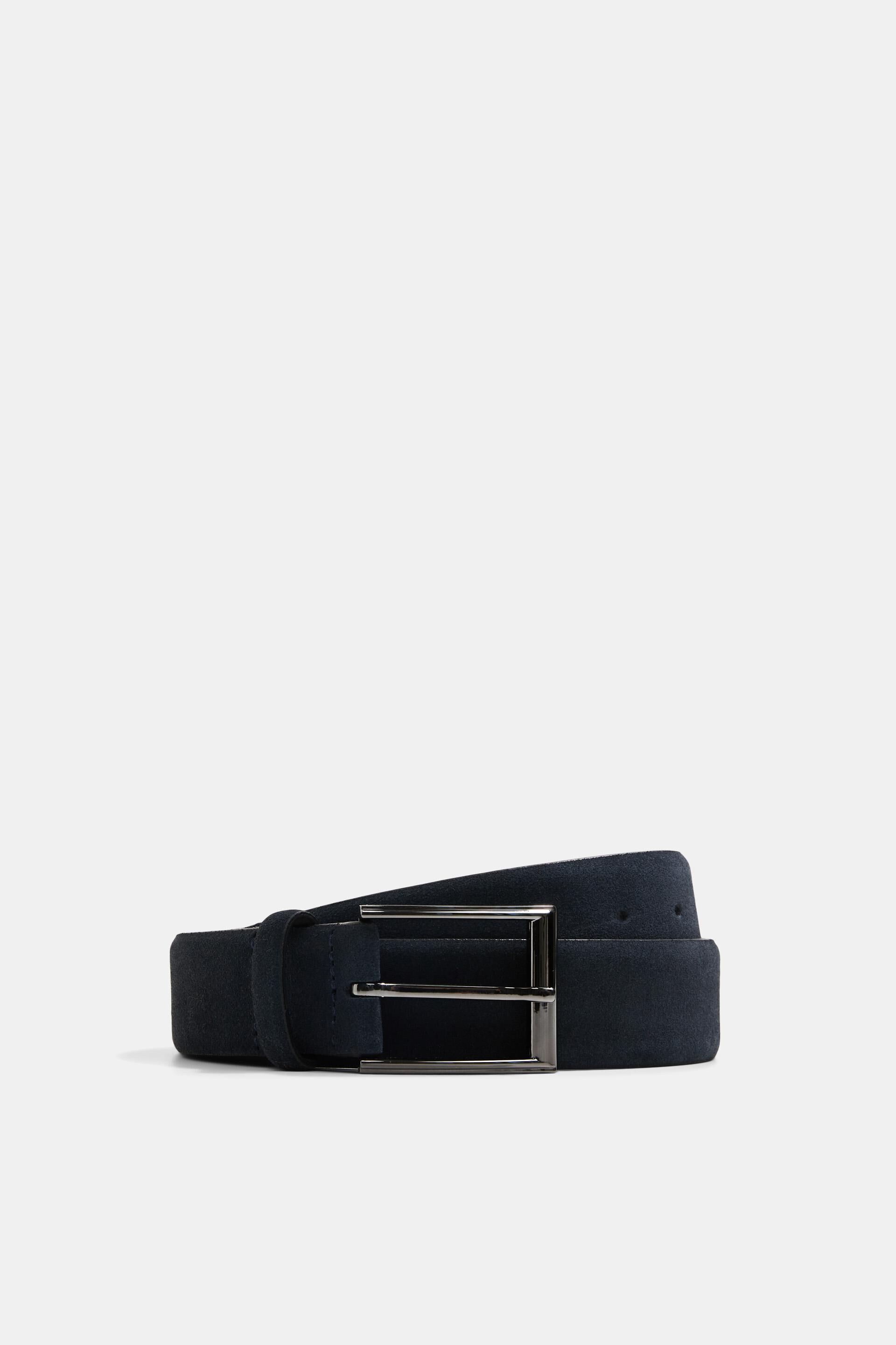 Ceinture en cuir velours