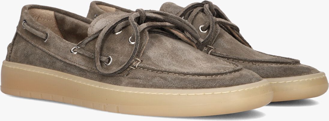 taupe posa mocassins boat loafer m