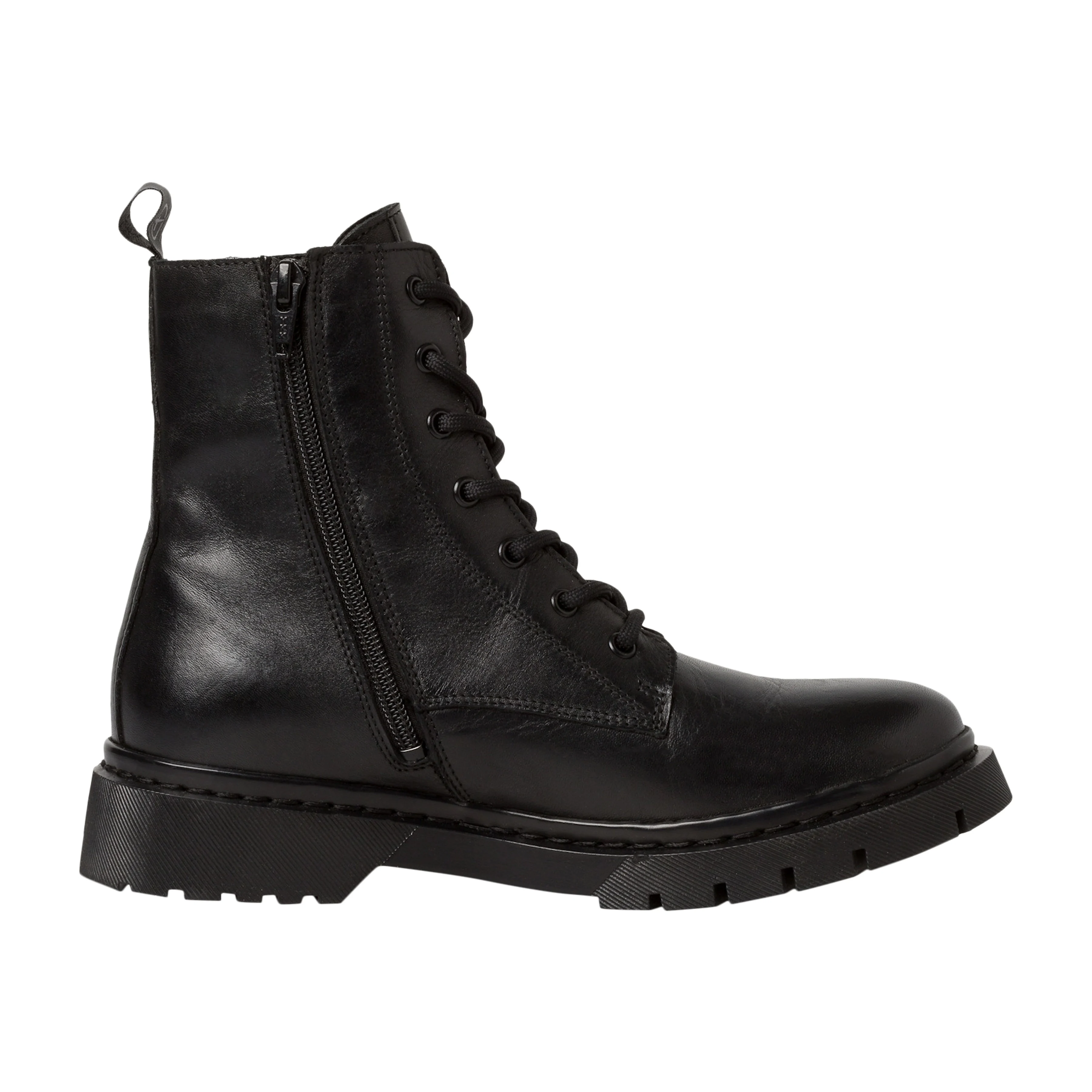 Bottine cuir | Noir