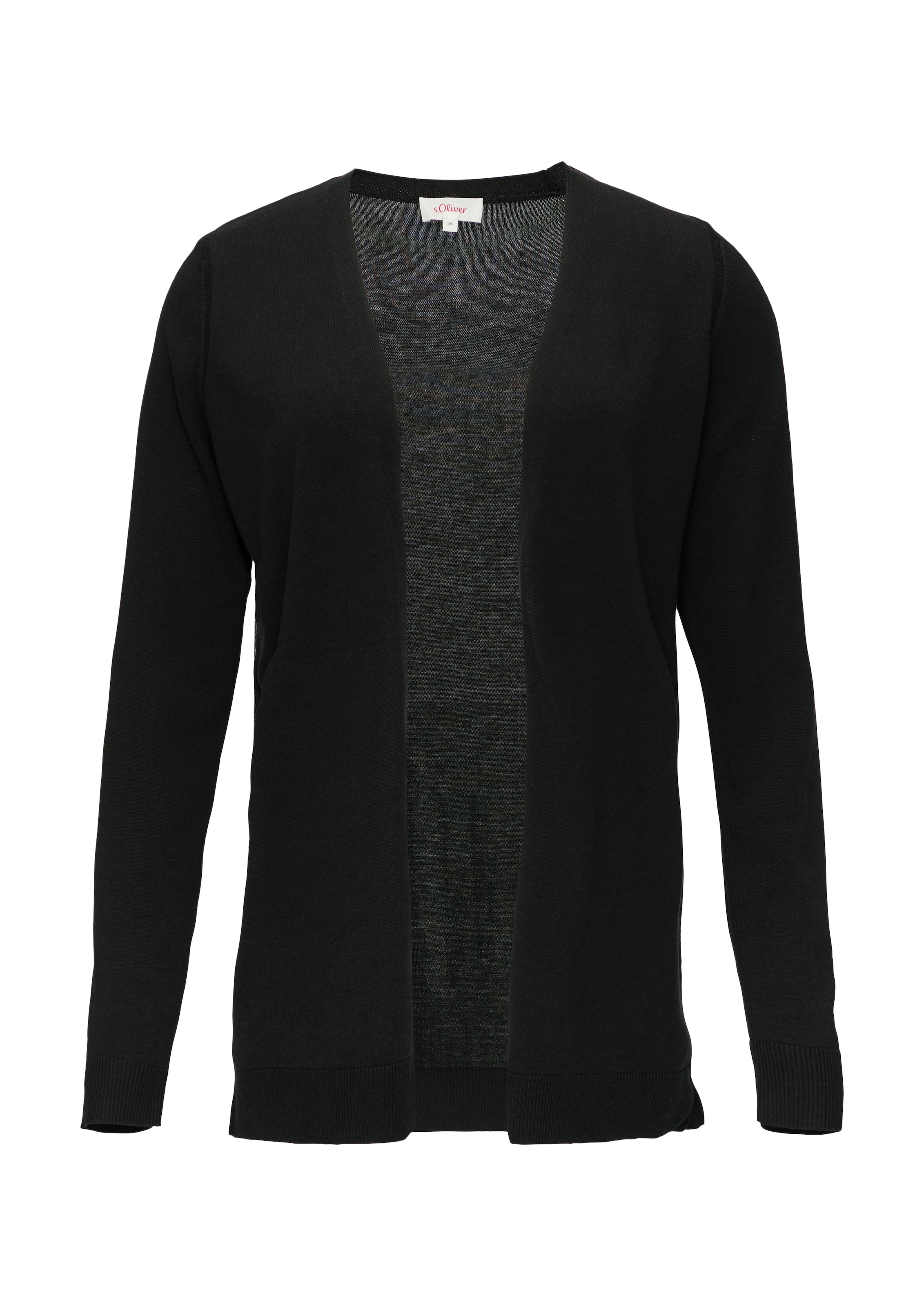 s.Oliver Strickjacke , Feinstrick ohne Verschluss