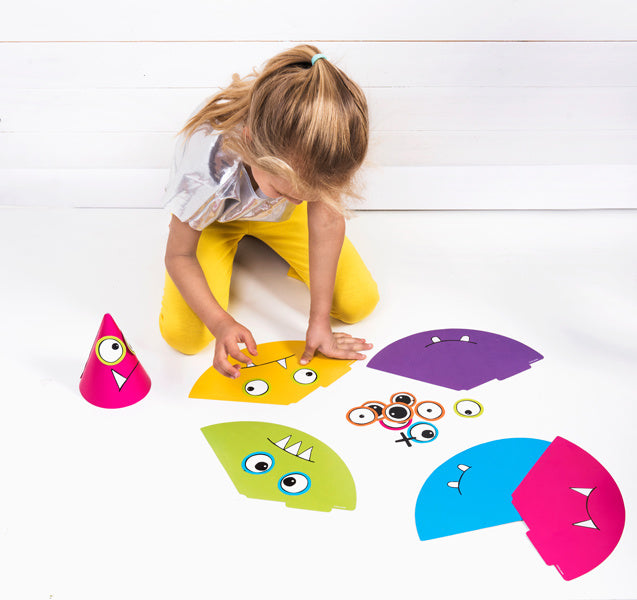 Monster Feesthoedjes 16cm 6st