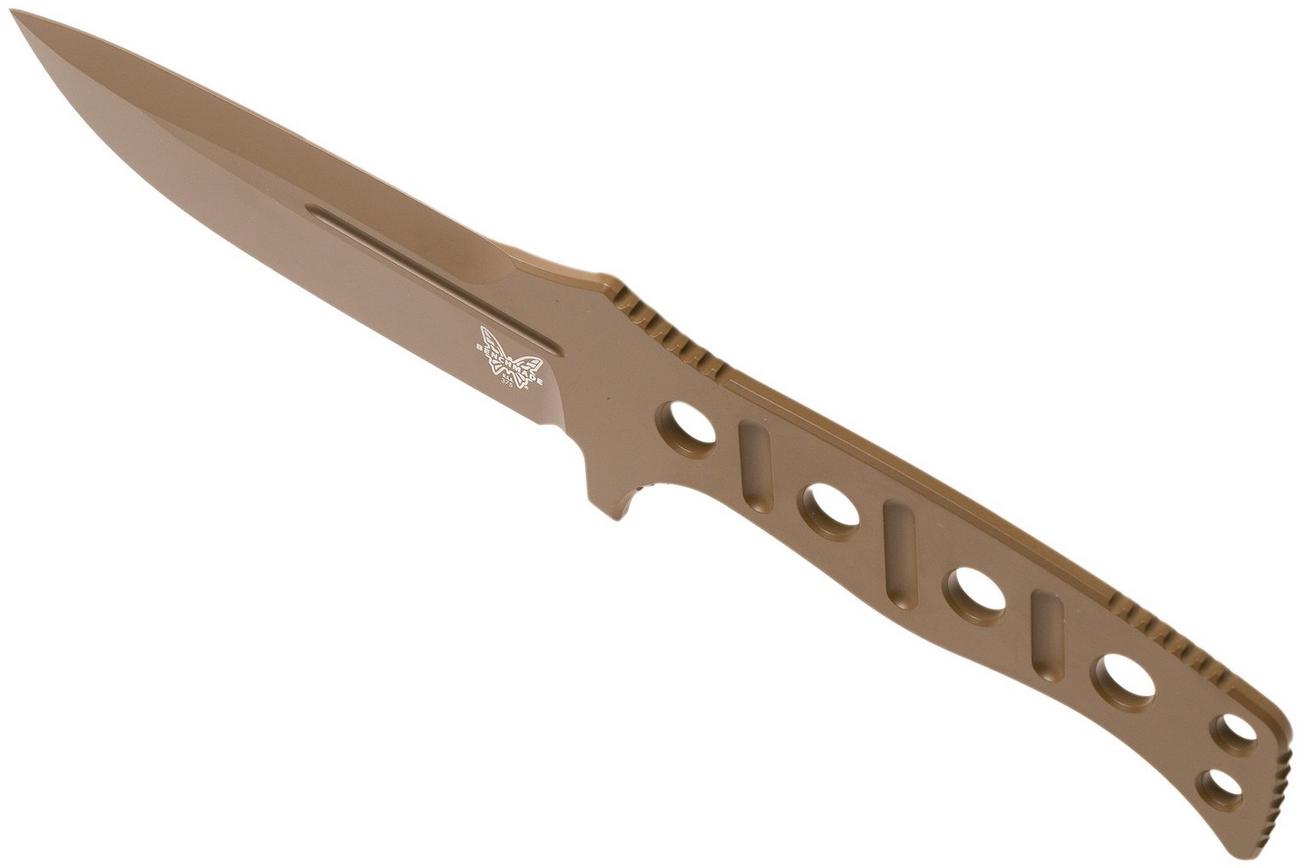 Benchmade 375FE-1 Flat Earth, Sibert Adamas vaststaand mes, Shane Sibert design