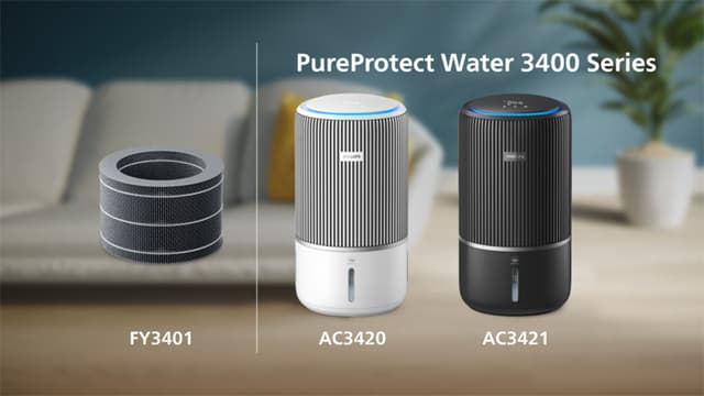 Philips 3400 Series PureProtect luftfugterfilter FY3401/00