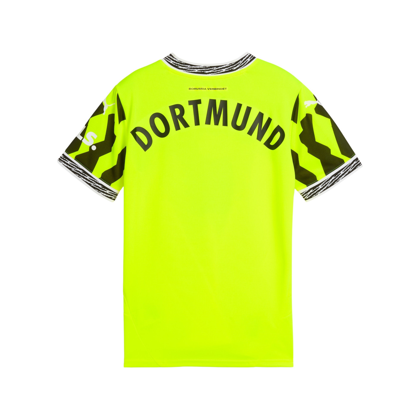 PUMA Borussia Dortmund Anniversary Shirt 2024-2025 Kids Geel Zwart