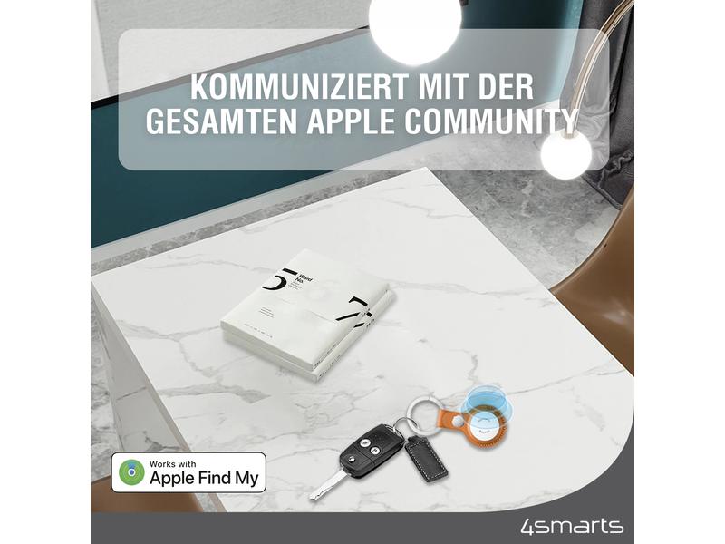 4smarts Schlüsselfinder SkyTag Slim 2er Set schwarz, weiss Standort-Finder 2er Set (schwarz, weiss)