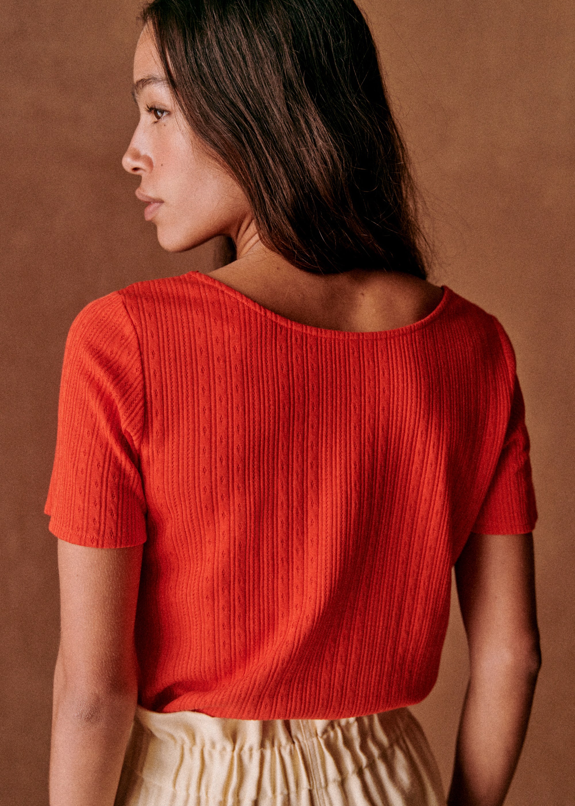 T-Shirt Cassiopée - Corail - E-SHOP/T-SHIRTS 5905373