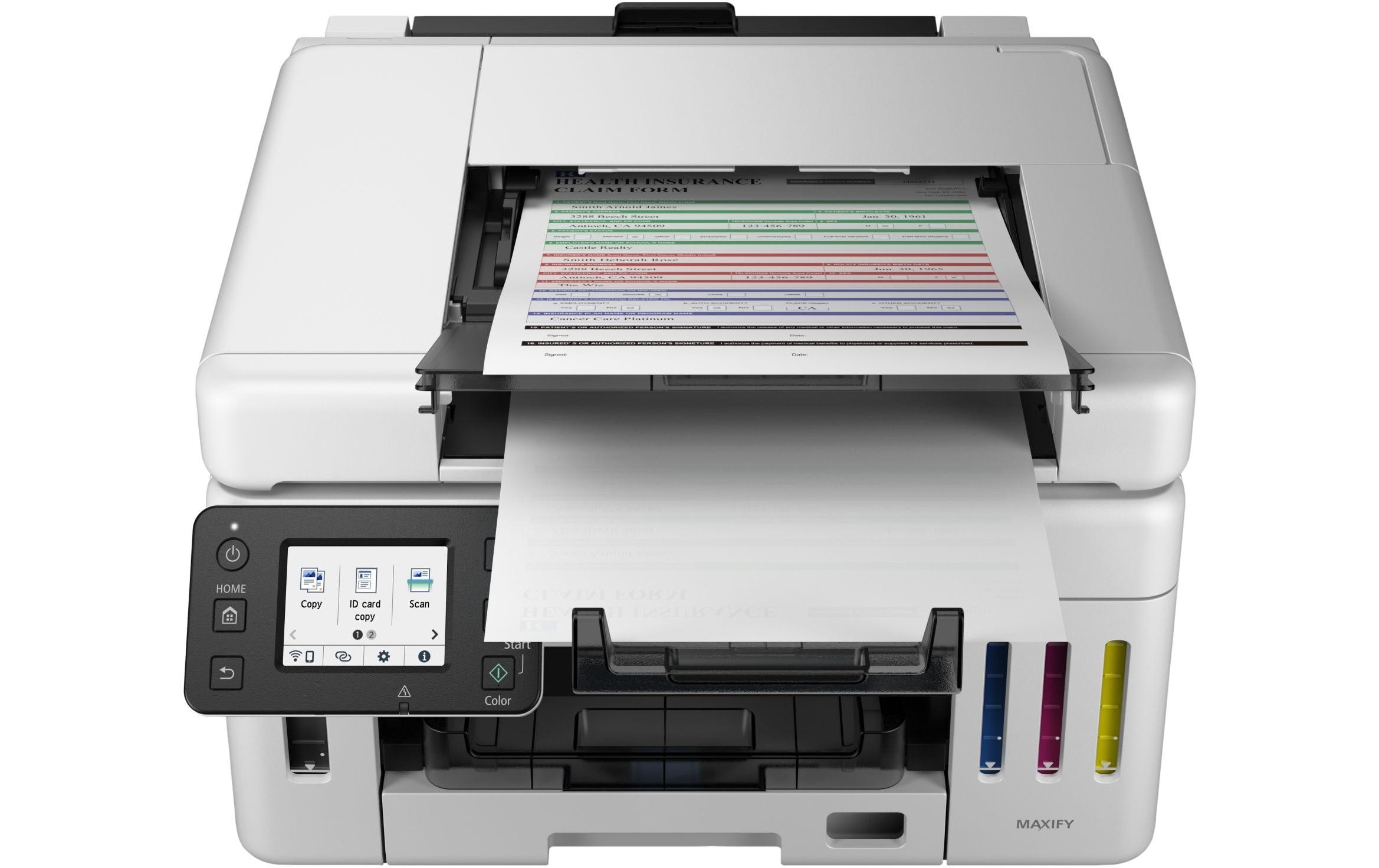 Multifunktionsdrucker GX6550<br>Multifunktionsdrucker mit nachfüllbaren Tintentanks mit hoher Reichweite für den hochproduktiven Druck von Dokumenten