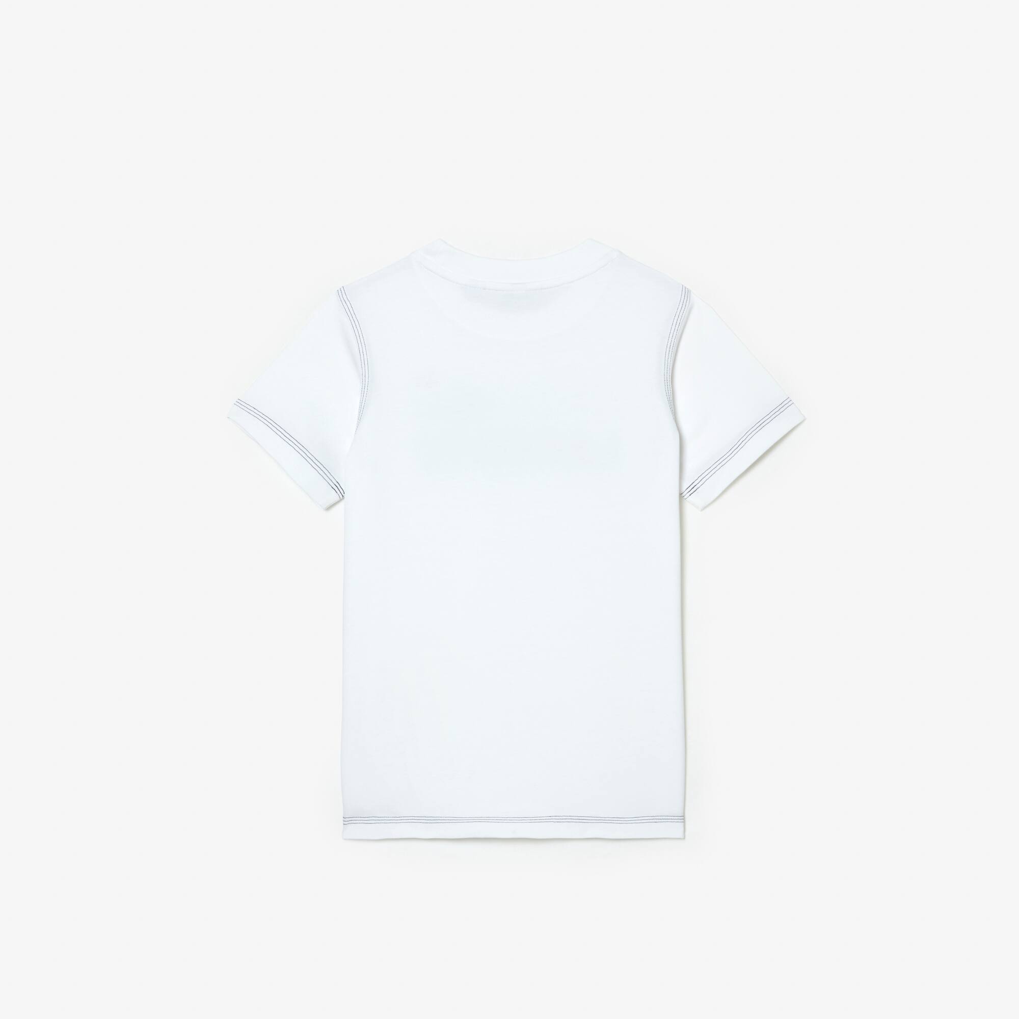 Kinder T-Shirt aus Bio-Baumwolle mit Print T-Shirts & Hemden - Weiss - Lacoste - Kinder