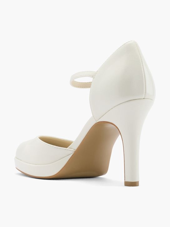 Graceland Spangenpumps Offwhite