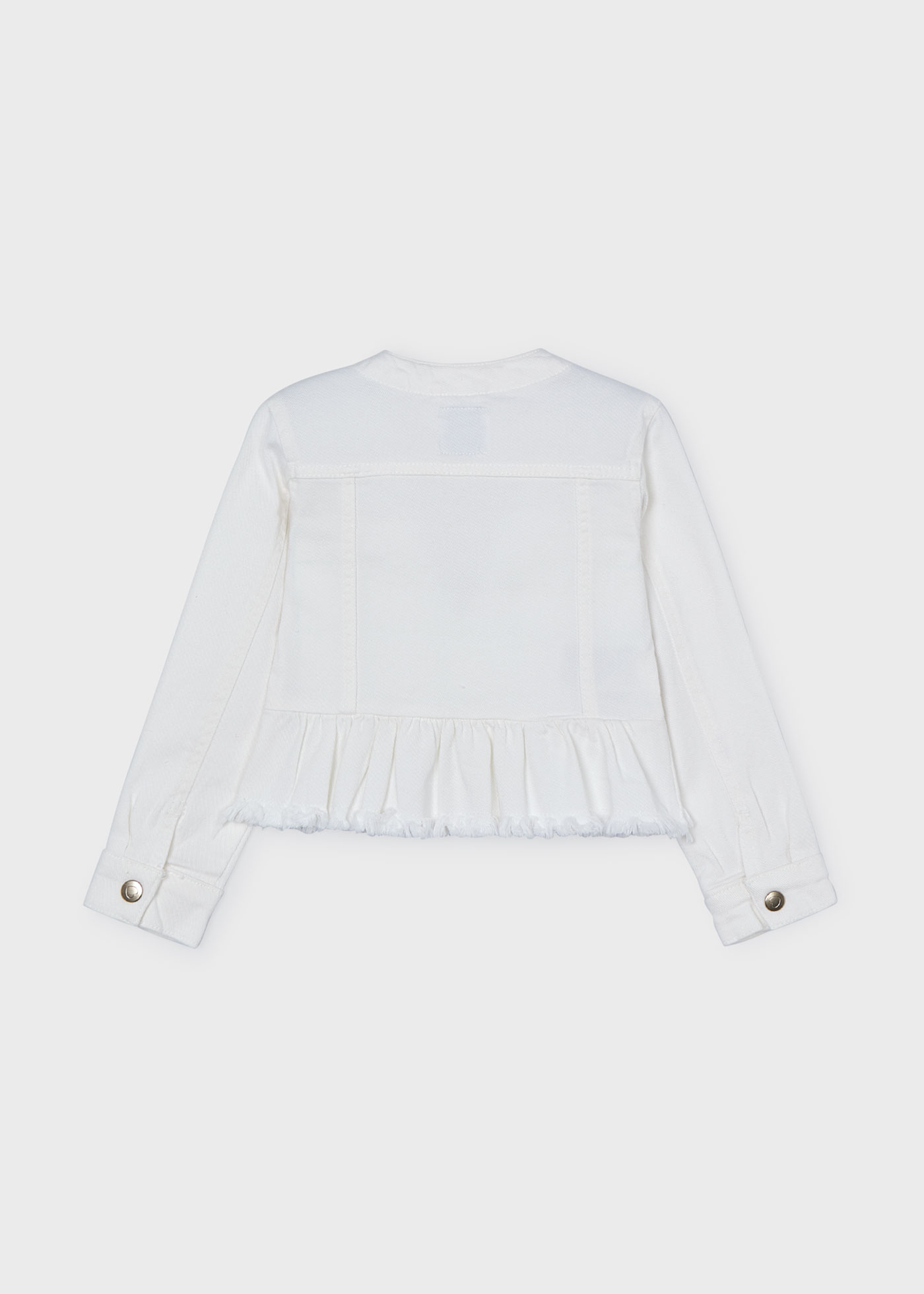 Jaqueta feminina Better Cotton com babados, Apple