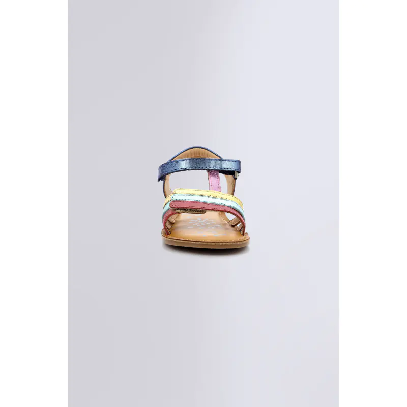 DIAMANTO MARINE METAL MULTICOLOR SANDALES Cuir Fille