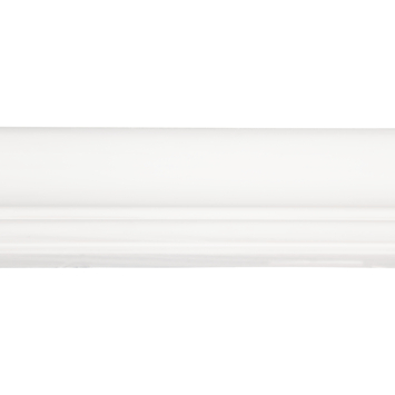 Decorlijst grenen wit gegrond 18x68 mm 270 cm