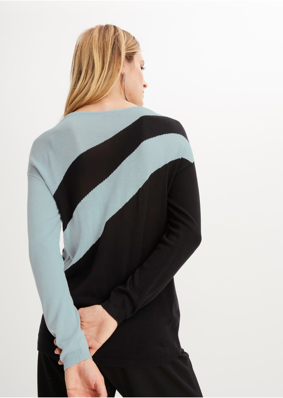 Pull oversize avec application