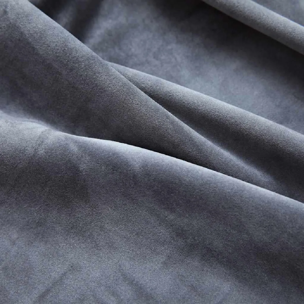 vidaXL Rideaux occultants Velours - Anthracite 140x175 cm