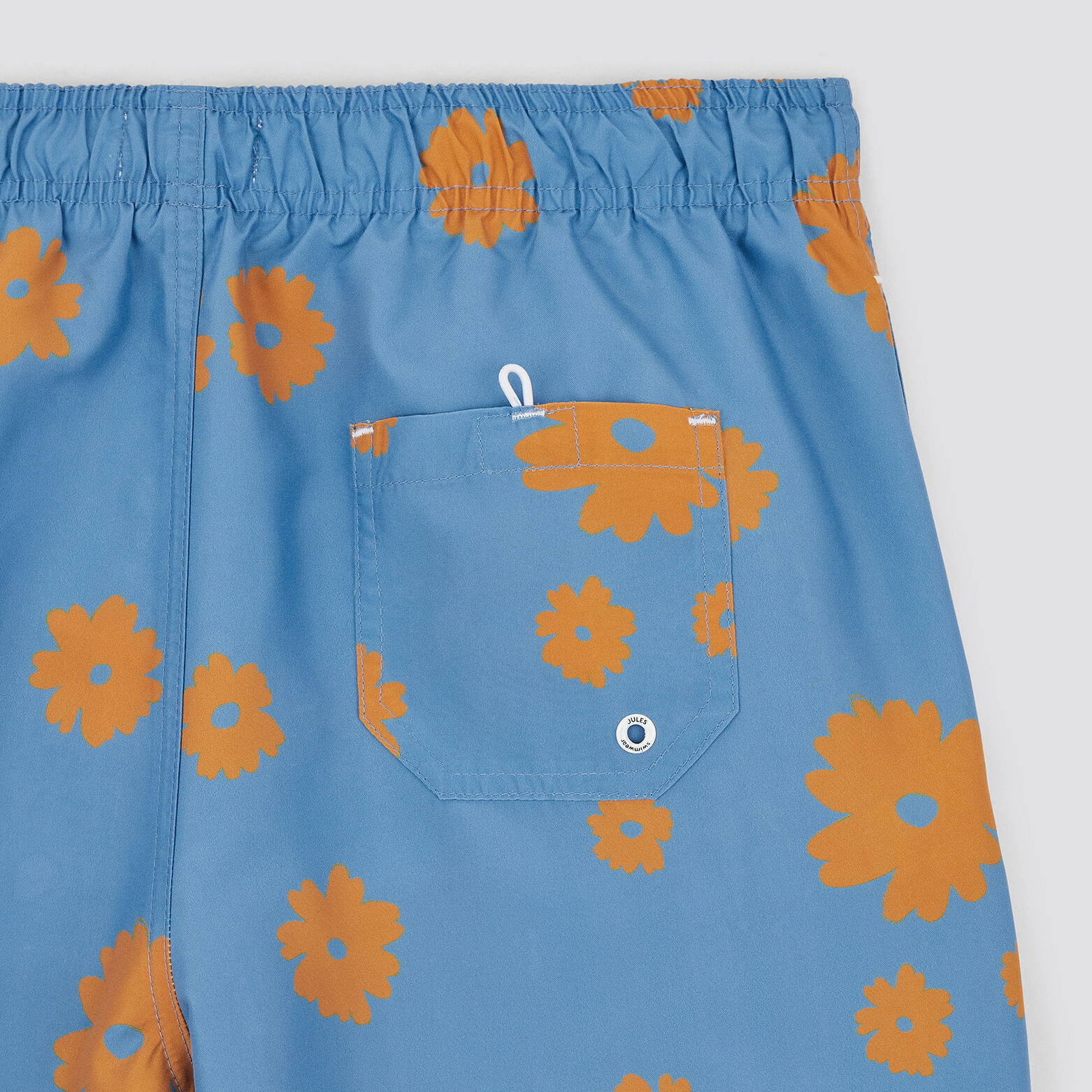 Maillot de bain imprimé floral Bleu