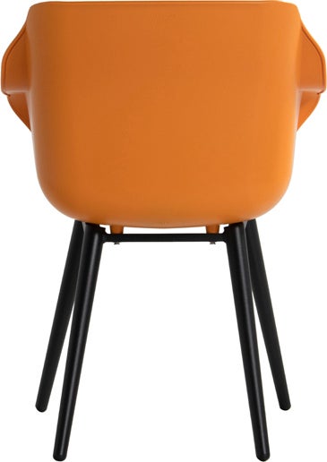 Hartman kuipstoel Sophie Studio oranje / zwart