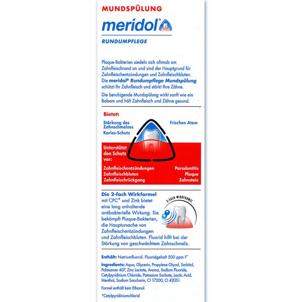 meridol Rundumpflege Mundspülung (400 ml)