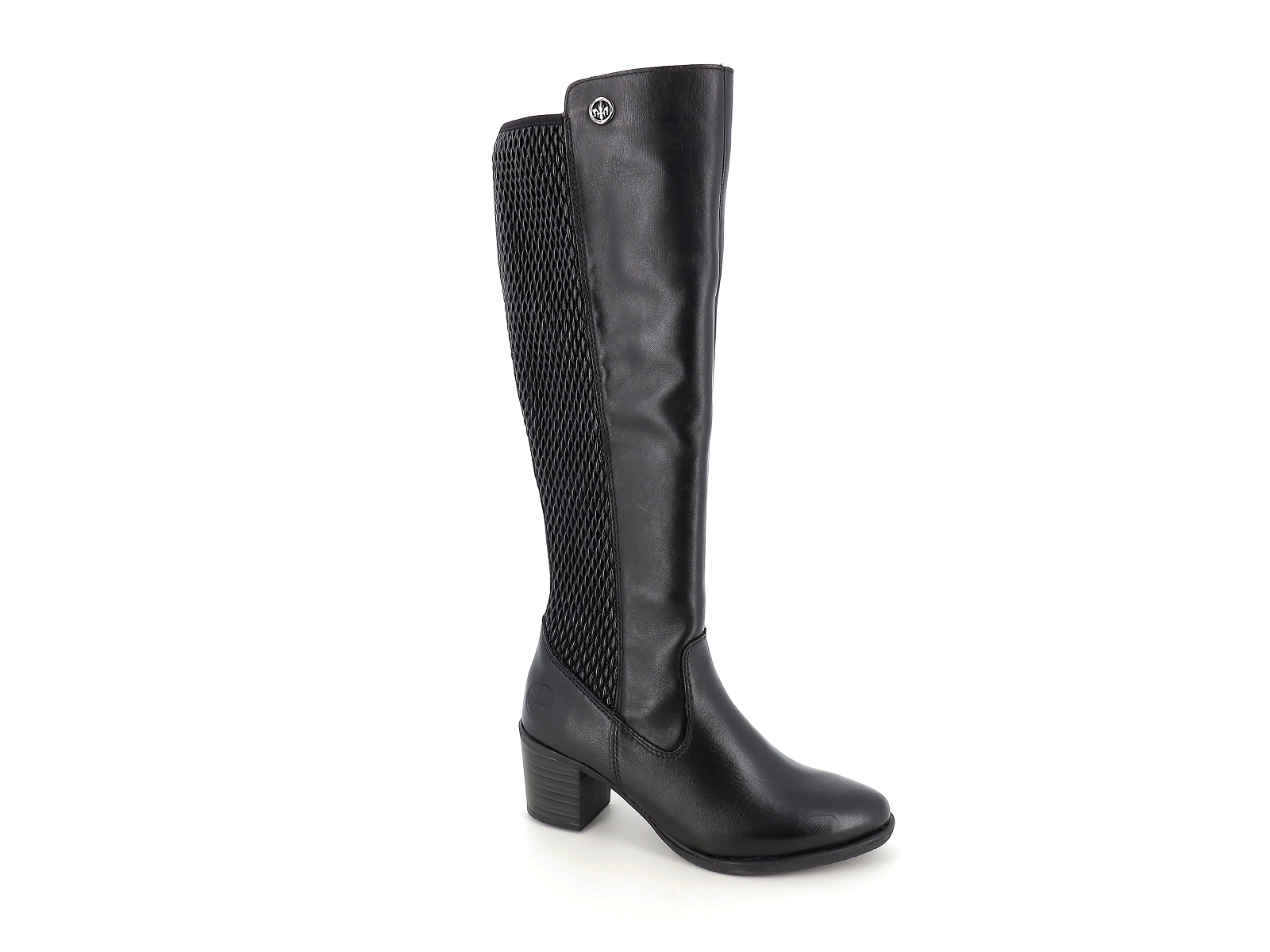 Rieker-Y2050 Cuir Noir